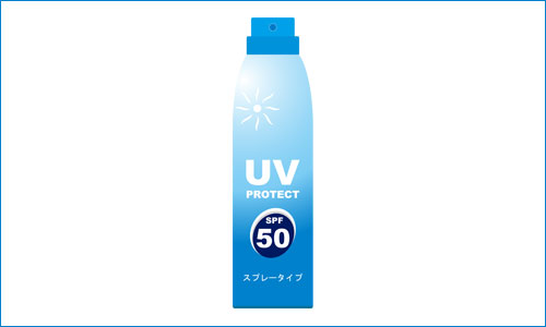 岡山の美容室加羅 UVスプレー